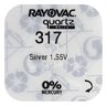 Mini Silver Battery Rayovac 317/SR 516 SW Mini Silver Battery Rayovac 317/SR 516 SW