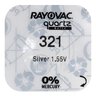 Mini Silver Battery Rayovac 321/SR 616 SW Mini Silver Battery Rayovac 321/SR 616 SW