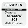 silver battery mini Seizaiken / SEIKO 303 / SR44SW / SR44