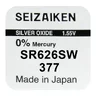 silver battery mini Seizaiken / SEIKO 377 / SR626SW / SR66