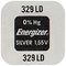 silver battery mini Energizer 329 / SR731SW