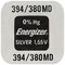 Mini Energizer Silver Battery 394-380/G9/SR936W