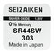 silver battery mini Seizaiken / SEIKO 303 / SR44SW / SR44