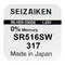 silver battery mini Seizaiken / SEIKO 317 / SR516SW / SR62