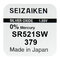 silver battery mini Seizaiken / SEIKO 379 / SR521SW / SR63
