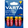 Baterie AA LR6 Varta alkaliczne Max Power - pakowane po 4 sztuki