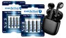 everActive Pro Alkaline Batteries 336pcs LR6, 336pcs LR03 + Bluetooth Headphones Baseus Encok W04 NGW04-01