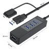 USB Hub 3.1 / micro USB OTG 4-port Unitek Y-3046A