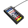 Smart charger with 8 slots for 1.5V and 1.2V Xtar L8 AA/AAA batteries