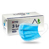 Disposable, protective 3-layer masks, set of 50 pieces.