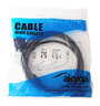 Kabel do monitora VGA D-SUB 2m (M-M) Akyga