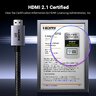 HDMI - HDMI 2.1, 8K 60Hz, 3D, HDR, 48Gbps Cable Ugreen HD171 25911 3m HDMI - HDMI 2.1, 8K 60Hz, 3D, HDR, 48Gbps Cable Ugreen HD171 25911 3m