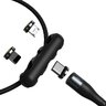 Cable 3in1 USB - USB-C, Lightning, micro USB magnetic 100cm Baseus Zinc CA1T3-BG1 Quick Charge to 5A
