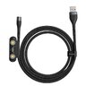 Cable 3in1 USB - USB-C, Lightning, micro USB magnetic 100cm Baseus Zinc CA1T3-BG1 Quick Charge to 5A