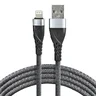 everActive CBB-1IG 100cm braided cable USB - Lightning / iPhone cable with support for fast charging up to 2.4A gray