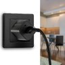 Cable braided cable USB - Lightning RGB LED everActive CBB-1IBR 100cm with support for fast charging up to 2.4A black