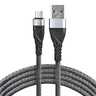 EverActive CBB-1MG 100cm USB braided cable with support for fast charging up to 2.4A gray