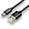 USB braided cable - USB-C / Type-C everActive CBB-0.3CB 30cm with support for fast charging up to 3A black