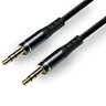 Silicone cable audio AUX plug - jack 3.5 mm stereo 150cm everActive CBS-1.5JB black