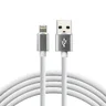 Silicone cable USB - Lightning / iPhone everActive CBS-1IW 100cm with support for fast charging up to 2.4A white