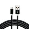 SILICONE USB cable - micro USB everActive CBS-1.5MB 150cm with support for fast charging up to 2.4A black