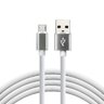 USB silicone cable - micro USB everActive CBS-1.5MW 150cm with support for fast charging up to 2.4A white