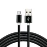 Cable silicone cable USB - micro USB everActive CBS-1MB 100cm with support for fast charging up to 2.4A black