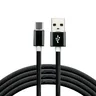Silicone cable USB - USB-C / Type-C everActive CBS-1CB 100cm with support for fast charging up to 3A black