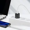 Silicone cable USB - USB-C / Type-C everActive CBS-1CW 100cm with support for fast charging up to 3A white