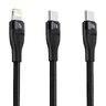 USB-C 2in1 to USB-C to 100W cable, Lightning to 20W 1.2m Baseus CA1T2-F01