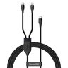 USB-C 2in1 to USB-C to 100W cable, Lightning to 20W 1.2m Baseus CA1T2-F01