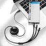 3in1 - USB-C, Lightning, micro USB 120cm Baseus CAMLC-MJ01 cable for 66W