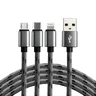 Cable USB cable 3in1 - USB-C, Lightning, micro USB 120cm everActive CBB-1.2MCI to 2.4A