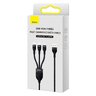 3in1 USB - USB-C, micro USB, Lightning 120cm Baseus CASS030001 cable