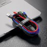 4in1 - USB-C, Lightning, 2x micro USB 120cm Baseus Rapid CA1T4-C01 to 3.5A cable