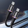 USB-C PD 2.0 100cm Baseus Halo CATGH-J01 Quick Charge 3.0 3A cable with 60W fast charging support