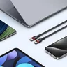 Cable USB-C PD 2.0 100cm Cable Baseus Cafule P10318306003-00 5A with 100W Fast Charging Support - 2 pieces