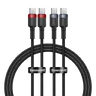 Cable USB-C PD 2.0 100cm Cable Baseus Cafule P10318306003-00 5A with 100W Fast Charging Support - 2 pieces