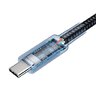 Cable CABLE USB-C PD 3.1 Gen2 100cm Baseus Cafule CATKLF-SG1 5A 100W High-Speed Data Transmission 10Gbps 4K
