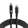 Cable Cable USB-C PD E-Marker LCD 100cm everActive CBB-1PD5L Power Delivery 3.0 5A/20V 100W