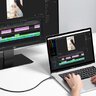 USB-C PD USB4 100cm Baseus Flash Series CASS010014 100W fast data transmission cable 40Gbps 8K