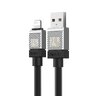 Cable USB - Lightning / iPhone 100cm Baseus CoolPlay CAKW000401 with 2.4A fast charging support