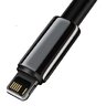 Cable USB - Lightning / iPhone 100cm Baseus Tungsten Gold CALWJ-01 with 2.4A fast charging support