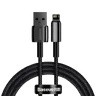 Cable USB - Lightning / iPhone 100cm Baseus Tungsten Gold CALWJ-01 with 2.4A fast charging support