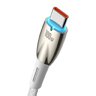 USB to USB-C / Type-C cable 200cm Baseus Glimmer CADH000602 with support for fast charging 100W LED