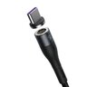 USB cable - USB-C / Type-C magnetic 100cm Baseus Zinc CATXC-NG1 Quick Charge up to 5A