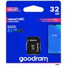 GOODRAM microSDHC 32GB Class 10 UHS-I + SD Adapter