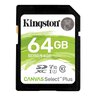 Kingston Canvas Select SDXC 64GB Class 10 UHS-I U1 Memory Card - 100MB/s