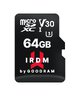 GOODRAM 64GB IRDM M3AA V30 U3 microSD Memory Card + SD Adapter GOODRAM 64GB IRDM M3AA V30 U3 microSD Memory Card + SD Adapter
