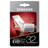 MicroSDHC memory card Samsung EVO PLUS 32GB UHS-I U1 Class 10 20/95MB/s + Adapter for SD